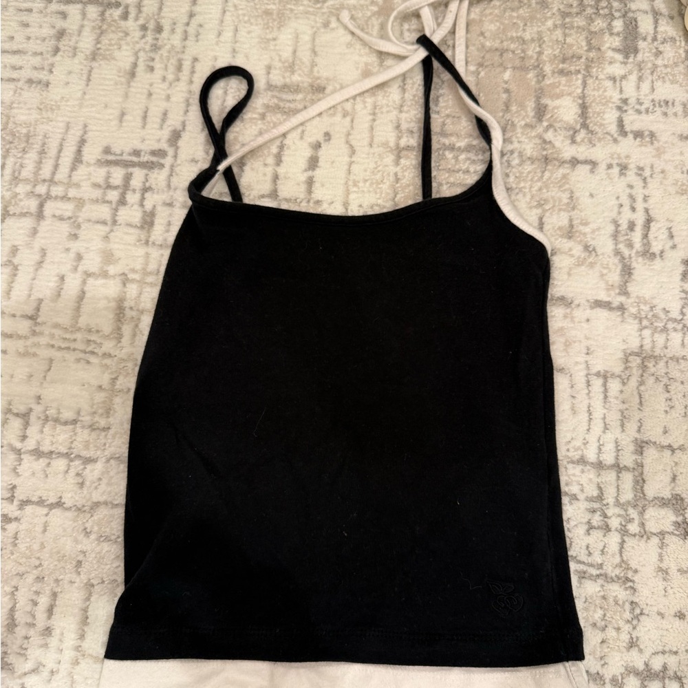 Urban Outfitters Black Cami with White Trim